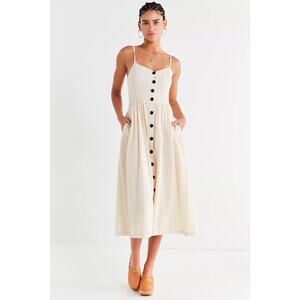 Urban Outfitters | Dresses | Urban Outfitters Hyacinth Lace Spliced Midi  Dress | Poshmark